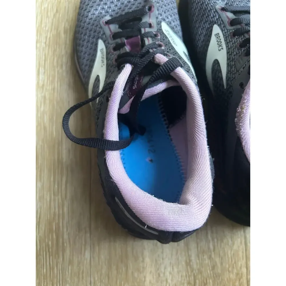 Brooks Adrenaline GTS 22 Women's Running Shoes Black/Purple/Silver comfortable